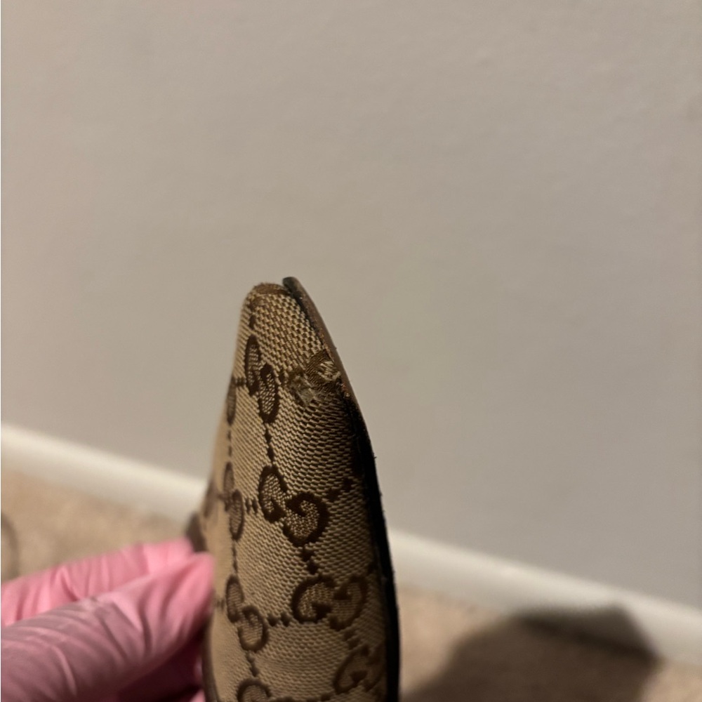 Gucci GG Monogram Slingback Flats - Picture 5 of 13